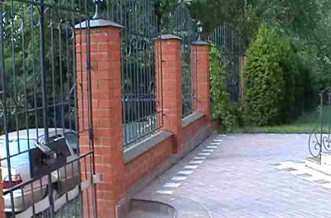 комбинированный забор